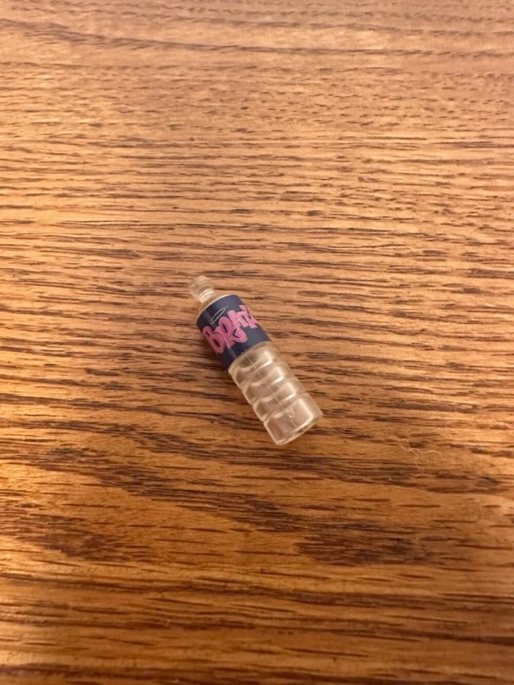Bratz Doll Accessor Clear Water Bottle with Pink Label mga y2k